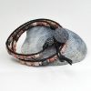 Plum Blossom Leather and Gemstone Double Wrap Bracelet