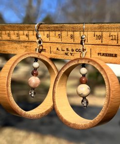 Jasper & Bamboo Hammock Earrings