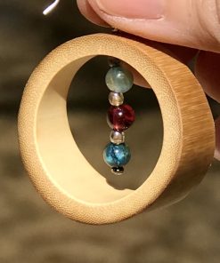 Trifecta, Tiger's Eye & Bamboo Hammock Earrings