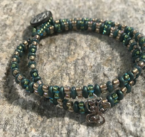 Emergence, Czech Double Wrap Bracelet - Image 2