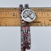 Rose Dragonfly, Czech Double Wrap Bracelet