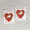 Love Dove, U.S.A., 1994 Postage Stamp Earrings