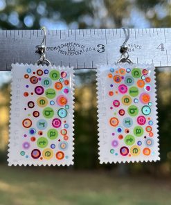 Celebrate, USA, 2020 Postage Stamp Earrings